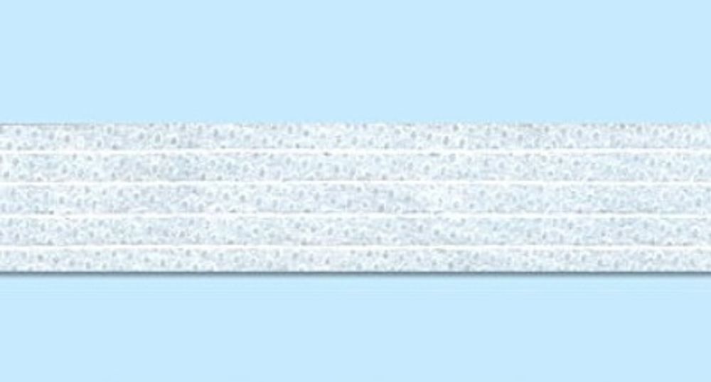 Тесьма усиленная Кромка клеевая 15 мм, (фасовка) 5х3 м, белый, W, Gamma G-115ht