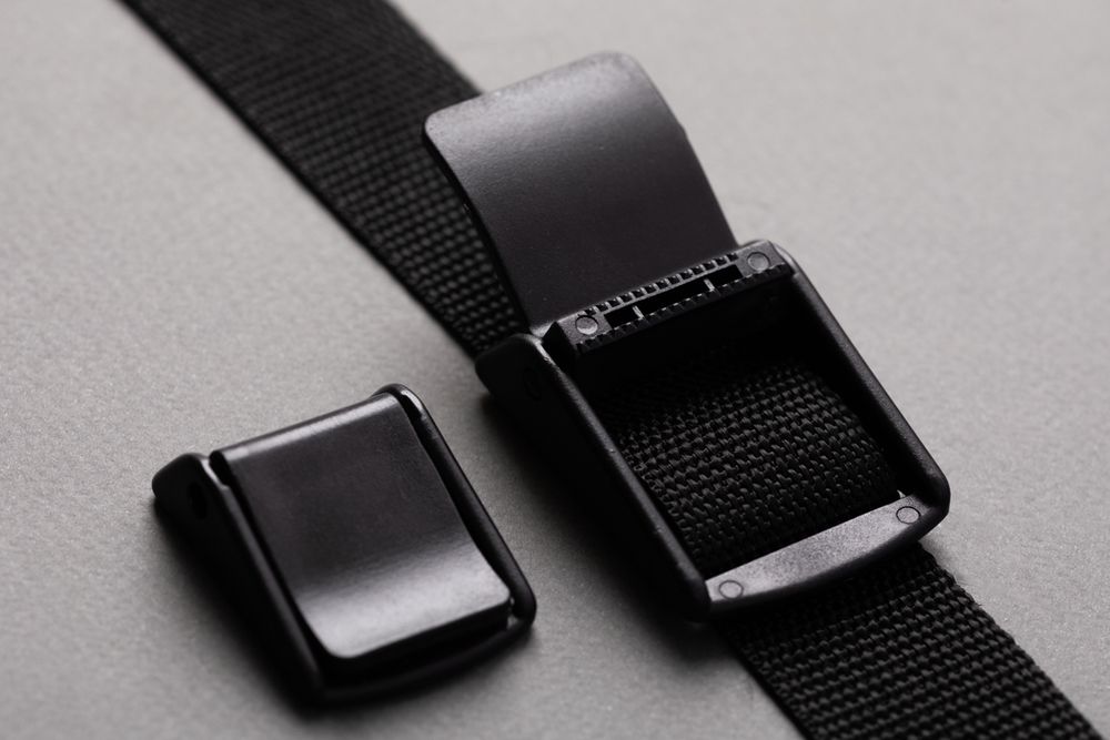 Пряжка-замок пластик 25 мм, 50 шт, черный, Gamma SB19