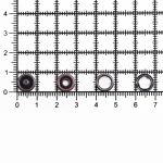 Кнопка рубашечная (джерси) открытая ⌀9.5 мм, ≈144 шт, МЕТАЛЛ, антик, NEW STAR