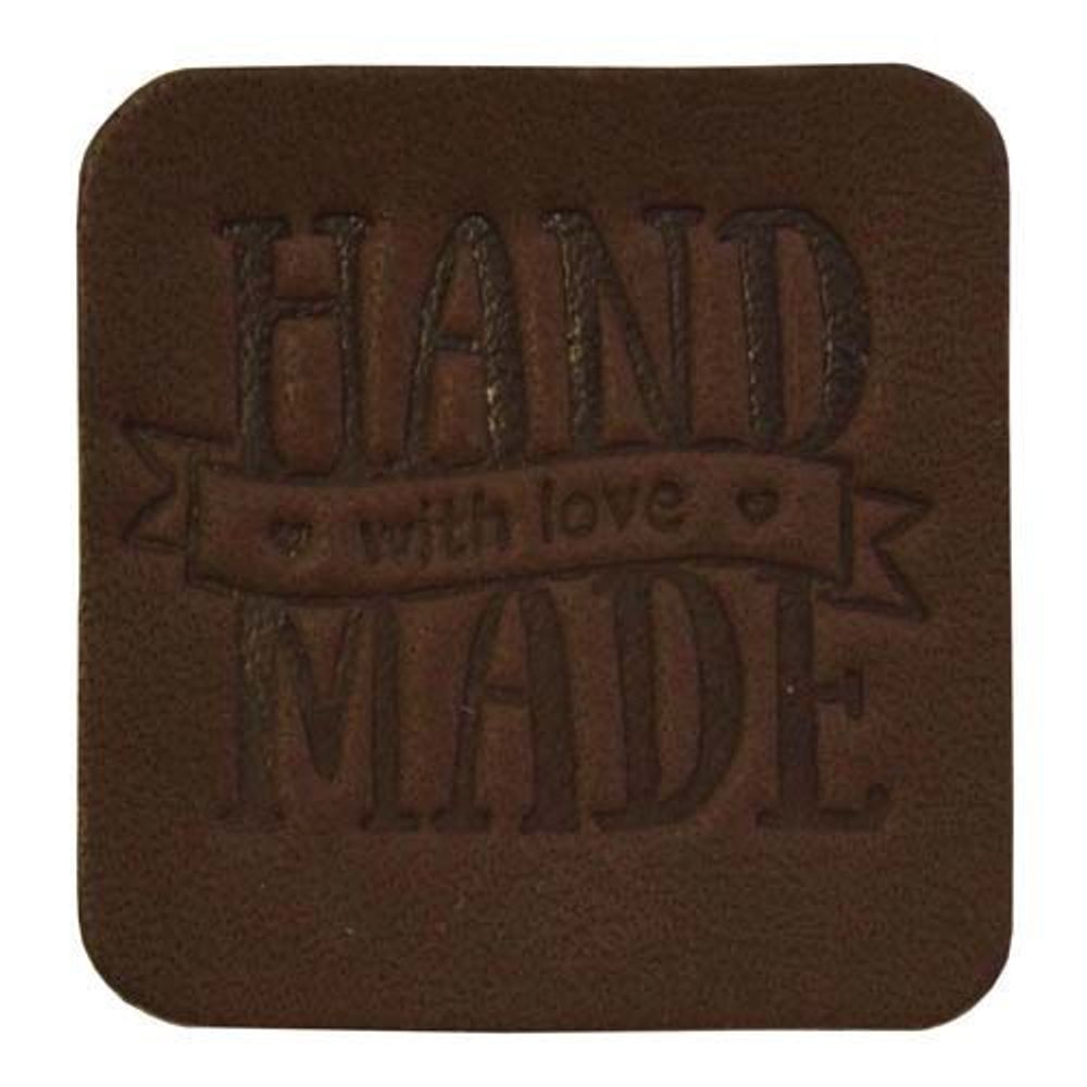 Термоаппликация из кожи Hand Made 3х3см, 100% кожа, 40 светло-коричневый Термоаппликация из кожи Hand Made 3х3см, 100% кожа, 40 светло-коричневый