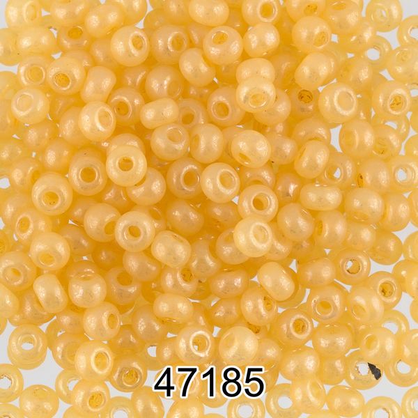 Бисер Preciosa 10/0 (2.3 мм), 500 г, 47185 (Ф143) т.кремовый