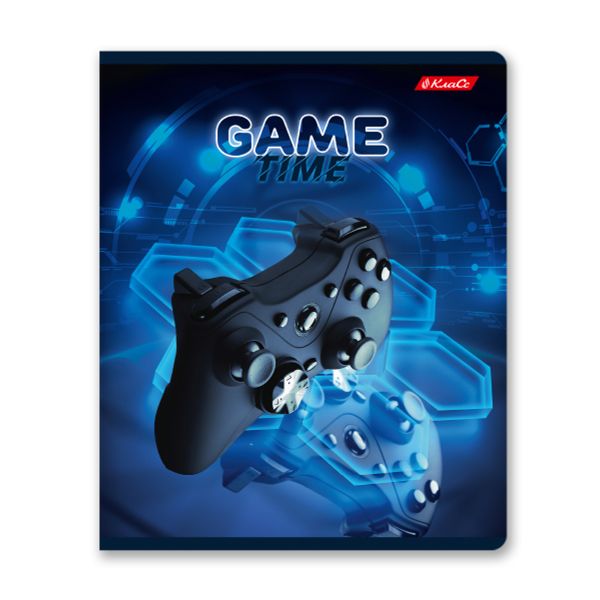 Тетрадь ученическая общая, A5+ 80 л. на скобе 65 г/м², белизна 100%, 5 шт, клетка в термоусадочной пленке, 000486 Включайся в игру, Светоч 80ТСК5_0_2_1