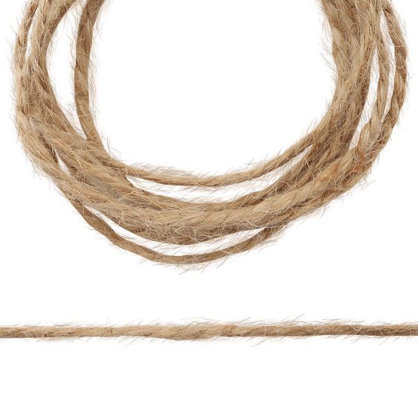 Шпагат джутовый полирован. 2-х ниточ. ⌀1.12 мм, 446 м, 1120 текс, кач. СВ, 500 гр, цв. натуральн