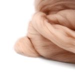 Шерсть для валяния мериносовая тонкая 100%, 100 г, цв.72 светлый персик