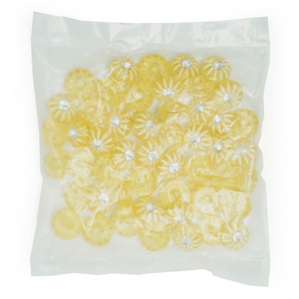 Пуговицы на ножке со стразом 20L (02), 50 шт