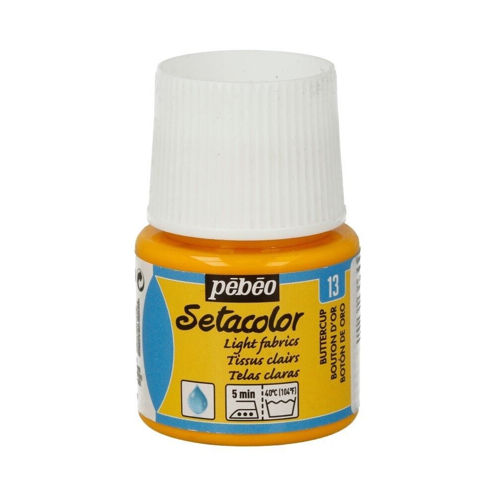 Краска для светлых тканей Setacolor 45 мл 329-013 лютик, Pebeo