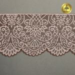 Кружево эластичное (стрейч) 110 мм, 40992PP цв.бежевый, 3 метра, Kruzhevo