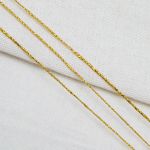 Шнур металлизированный ⌀1.0 мм / 30 метров, золото