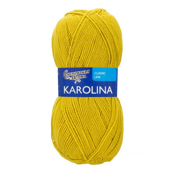Пряжа Семеновская Karolina / уп.5 мот. по 100г, 438м, 11204 липа