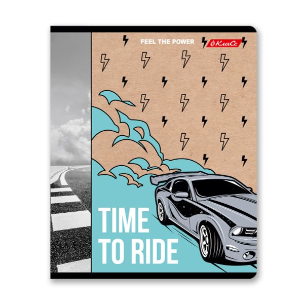 Тетрадь ученическая общая, глянцевая ламинация, A5+ 48 л. на скобе 65 г/м², белизна 100%, 10 шт, клетка в термоусадочной пленке, 000733 Время тусить!, Светоч 48ТЕТк-004