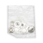 Кнопка пришивная металл ⌀24.0 мм, никель, 4 шт, BIG