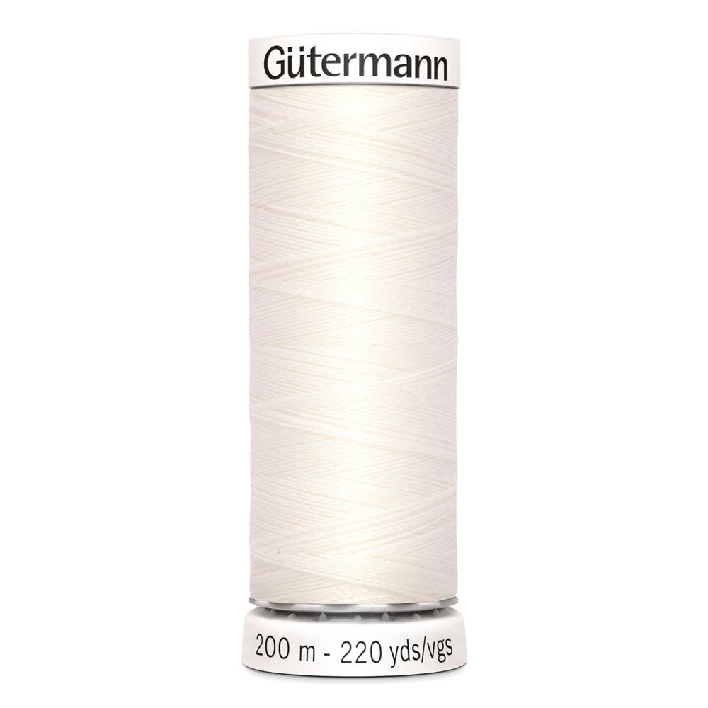 Нитки универсальные Gutermann Sew-all 100 (200 метров), 5 кат. | _111 айвори