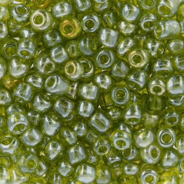 Бисер Zlatka 8/0 (2.9 мм), 100 г (10х10 г), №0104 салатовый, GR