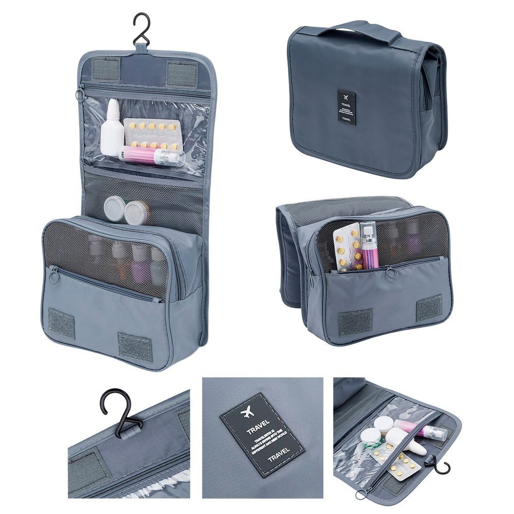 Органайзер дорожный для чемодана 8 предметов (серый)