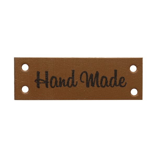 Бирка кожаная пришивная 