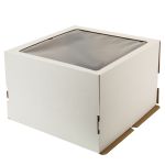 Коробка кондитерская для торта с окном 26.5х26.5х19 см, S-Chief BFC-031