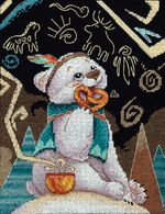 Набор для вышивания нитками МП Студия, Небесный калейдоскоп, 20х15 см