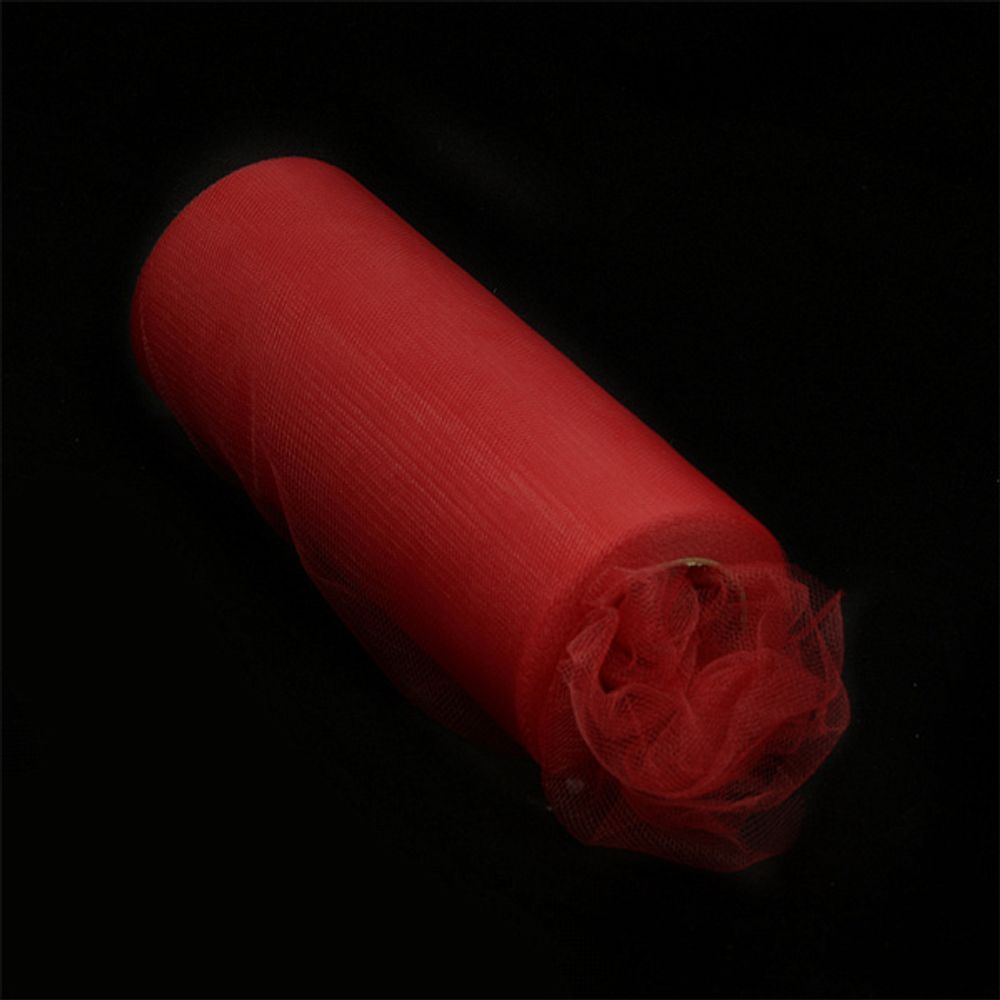 Фатин средней жесткости в шпульке 150 мм, цв.09 т.красный, 22.86м