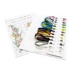 Набор для вышивания нитками Овен 1475, Черничный коктейль 15х24 см