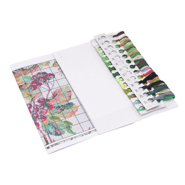 Набор для вышивания нитками Овен, Гнездышко (по иллюстрации Ольги Ионайтис) 18х44см