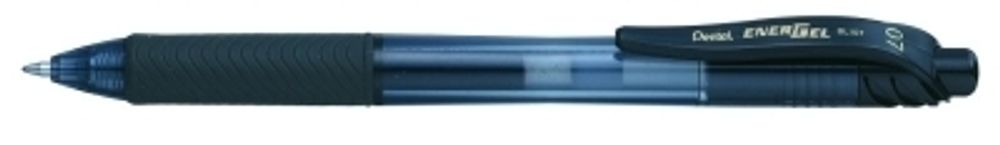 Ручка гелевая автоматическая Energel-X 0.7 мм, 12 шт, BL107-AX черный стержень, Pentel