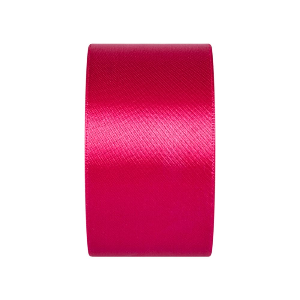 Лента атласная 1-сторонняя 50.0 мм / 33±2 метра, 124 св-вишневый, Gamma