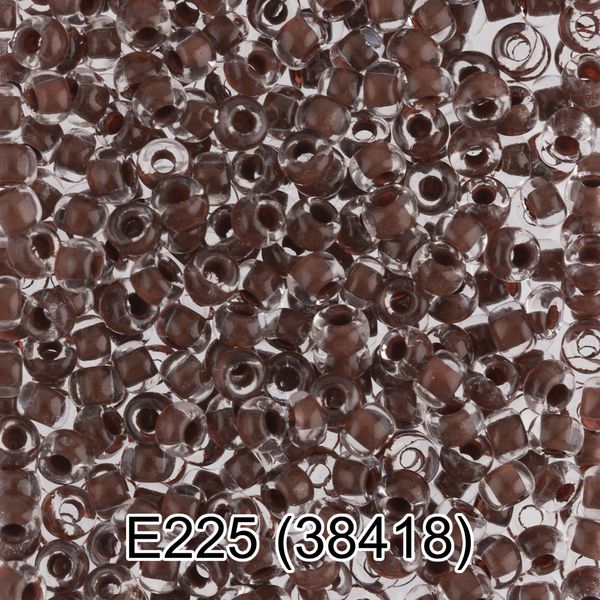 Бисер Gamma 10/0 (2.3 мм), 50 г, E225 коричневый, 38418, круглый 5