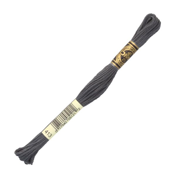 Мулине DMC 117 (413), 12 мотков по 8 метров