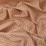 Ткань для пэчворка PEPPY БАБУШКИН СУНДУЧОК ФАСОВКА 100х112 см, 140±5 100% хлопок, БС-15 клетка яр.желтый/бирюзовый, Peppy БАБУШКИН СУНДУЧОК