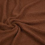 Мех трикотажный 280 г/м², шир.165см, цв.коричневый, 20м /TOS/