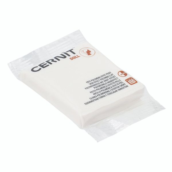 Полимерная глина Cernit Doll 56 г, 010 белый