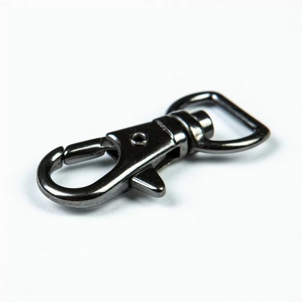 Карабин металл 13.0 мм (40х18 мм), чер/никель, 10 шт