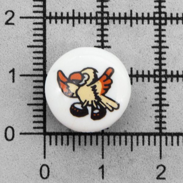 Пуговицы детские Птичка (QN113-W1) (желтый), 36 шт, Magic Buttons