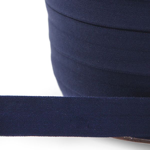 Косая бейка трикотажная 15 мм / 132±1 метра, 0511-0071, C147 темно-синий