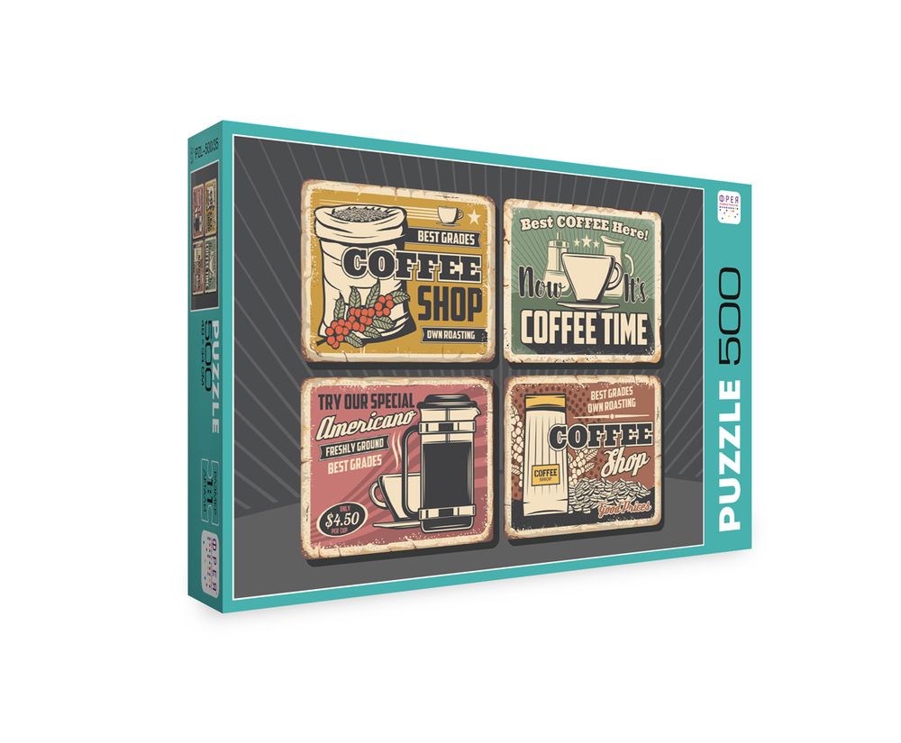 Пазл 500 элементов, Кофе-брейк, Фрея PZL-500/35