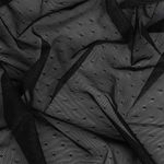 Сетка бельевая эластичная 80 г/м², шир.140 см / 1 метр, OLG024 170 черный /ОТР.OLG024.170/5/