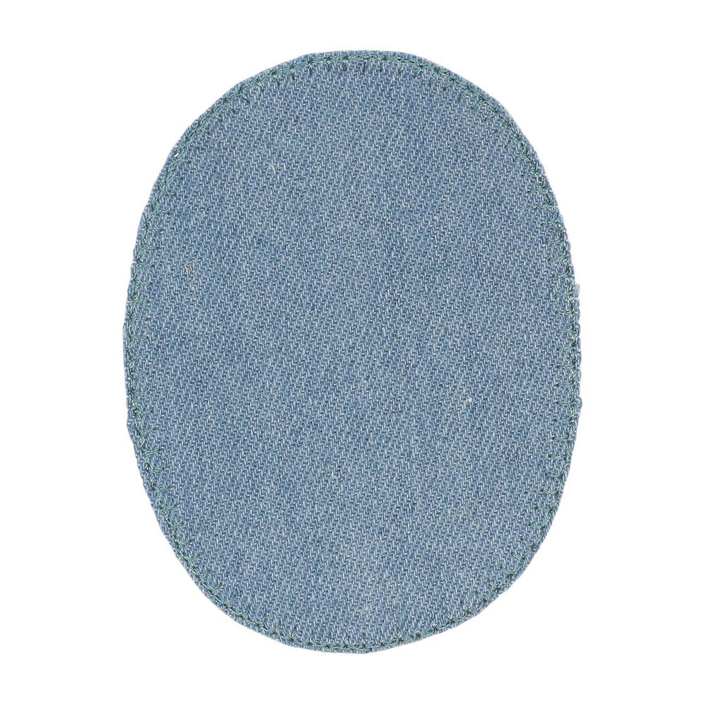 Заплатка, деним, термоклеевые, 8х11см, голубой, Prym