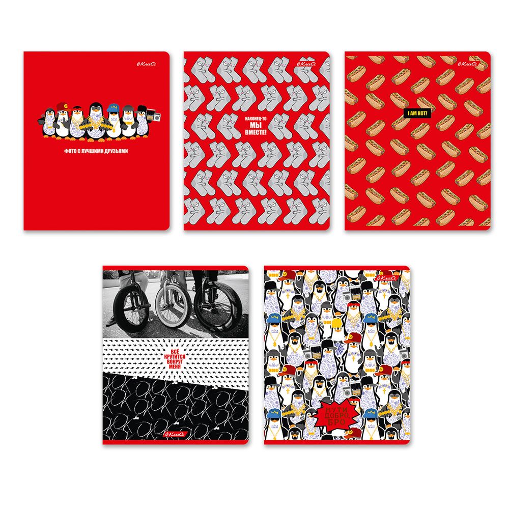 Тетрадь ученическая общая, выборочный лак, A5+ 48 л. на скобе 65 г/м², белизна 100%, 10 шт, линия в термоусадочной пленке, 000759 Мути добро!, Светоч 48ТЕТл-003