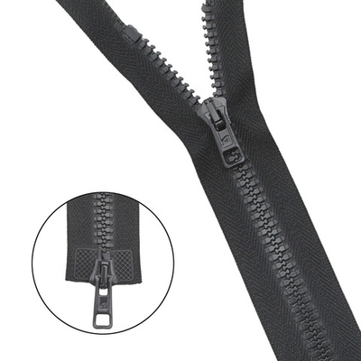 Молния трактор Arta Т6 (6 мм) 2 зам., разъем., 80 см, ОПТ. УП. 25 ШТ., 102 т.серый