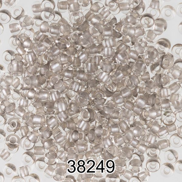 Бисер Preciosa 10/0 (2.3 мм), 500 г, 38249 (Ф363) св.серый