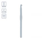 Крючок для вязания металлический ⌀10 мм, 15 см, в чехле с покрытием, Gamma CHT