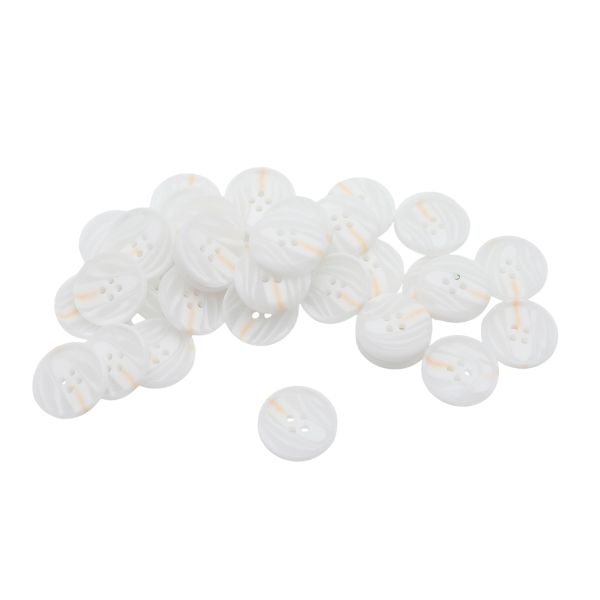Пуговицы 4 прокола 36L=23 мм, col. D белый, 36 шт, CN2833