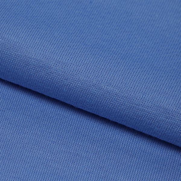 Футер 2-нитка петля поликоттон стрейч 220 г/м², 160 см / 3 метра, ФУТ2Х.TBY.ХЛ-ПЭ.S144.3, цв.S144 голубой