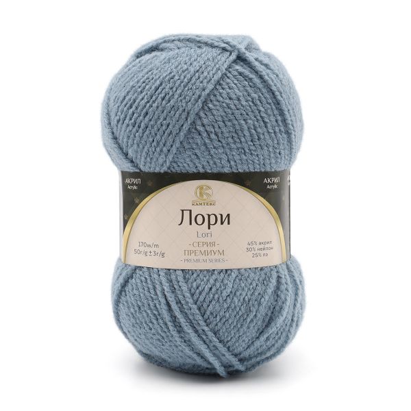Пряжа Камтекс Лори / уп.5 мот. по 50 г, 170 м, 288 св. джинса