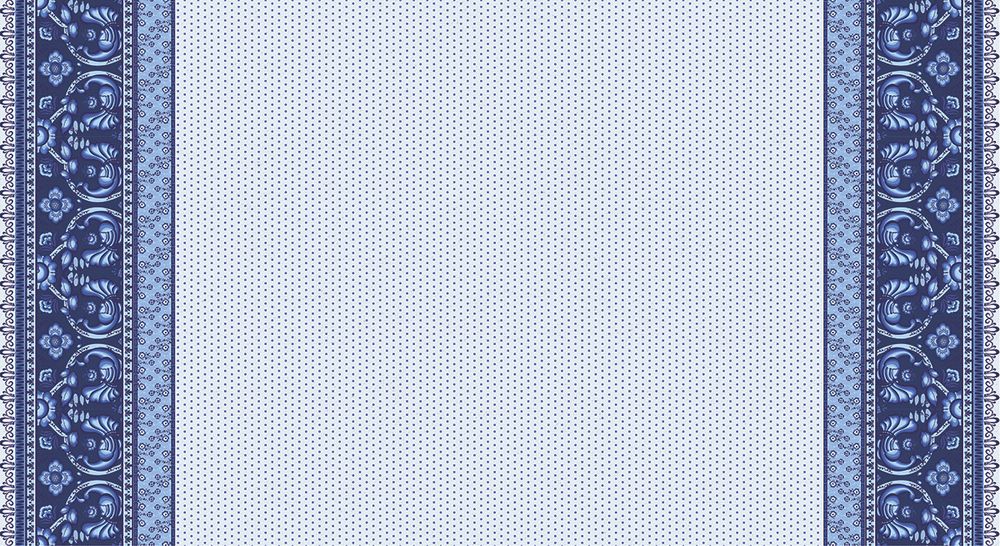 Ткань для пэчворка Peppy Лазурное чудо, рулон 112 см / 5 метров, ЛЧ-06 Панель синий, Peppy