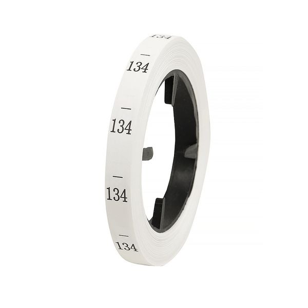 Этикетка-размерник п/э, размер 134 белый 10х25 мм ТВ в рул. 300 шт