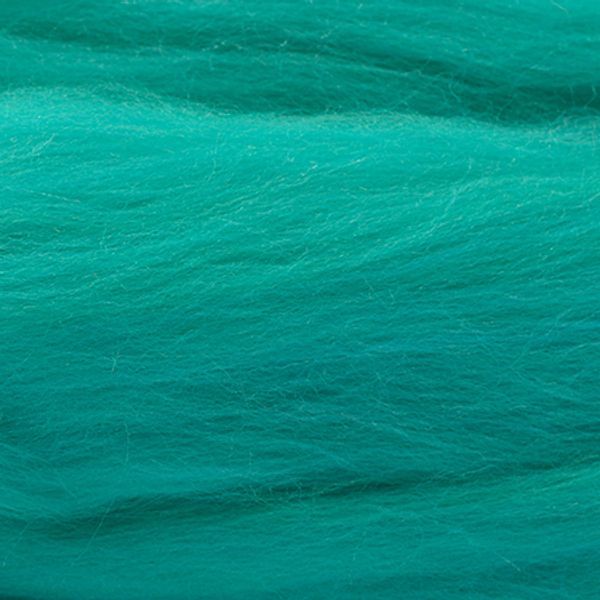 Шерсть для валяния Пехорка тонкая шерсть 50г, цв.581 св.изумруд