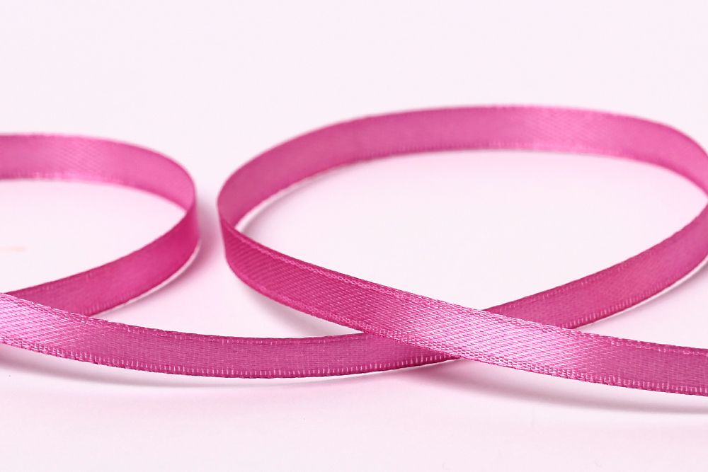 Лента атласная 1-сторонняя 6.0 мм / 33±2 метра, 131 бл.лиловый, Gamma