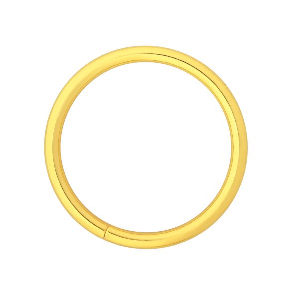 Кольцо разъемное металл in ⌀40 мм (44 мм внешн.), яркое золото, 100 шт