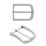 Пряжка ременная металл 35 мм, G.Silver, 3 шт
